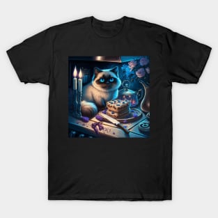 Ragdoll Cat In The Kitchen T-Shirt